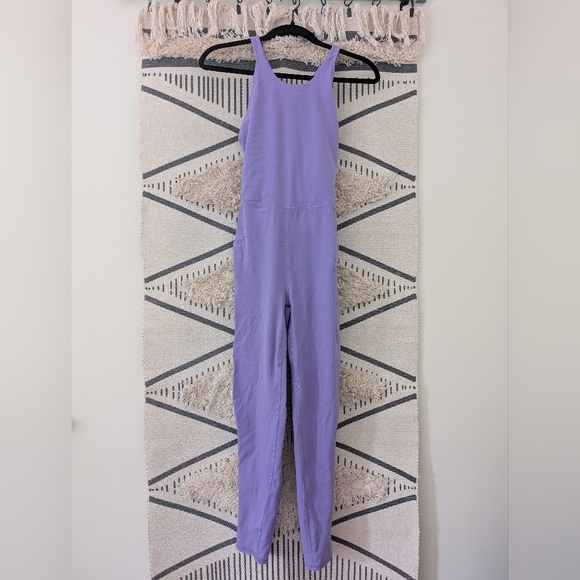 Free People Never Better High Neck Onesie In Lavender Size Small - Picture 5 of 5